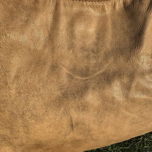 Michael Michael Kors Purse Leather Hobo Taupe Braided Chain Shoulder Bag - Picture 10 of 16